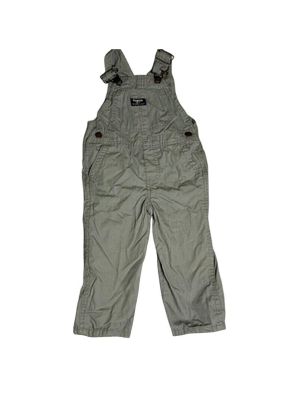 Oshkosh B'Gosh Overalls 2T Olive Green Toddler Fall Layer Durable Playwear